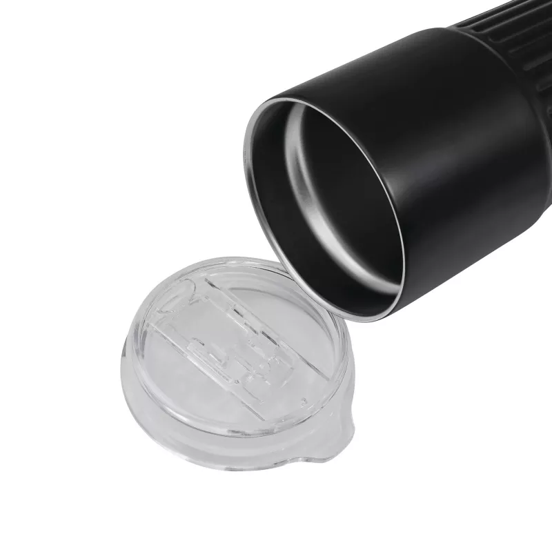 Próżniowy kubek 600 ml WAVE LINE - czarny (56-0304713)