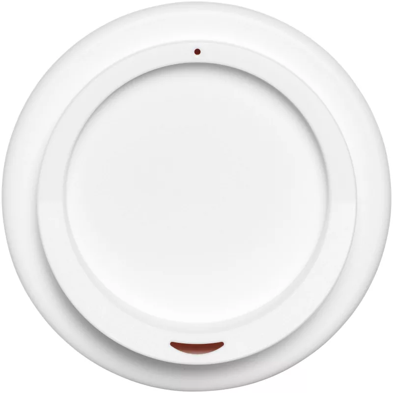 Kubek termiczny z serii Americano® o pojemności 350 ml z uchwytem - Biały-Pomarańczowy (21000223)