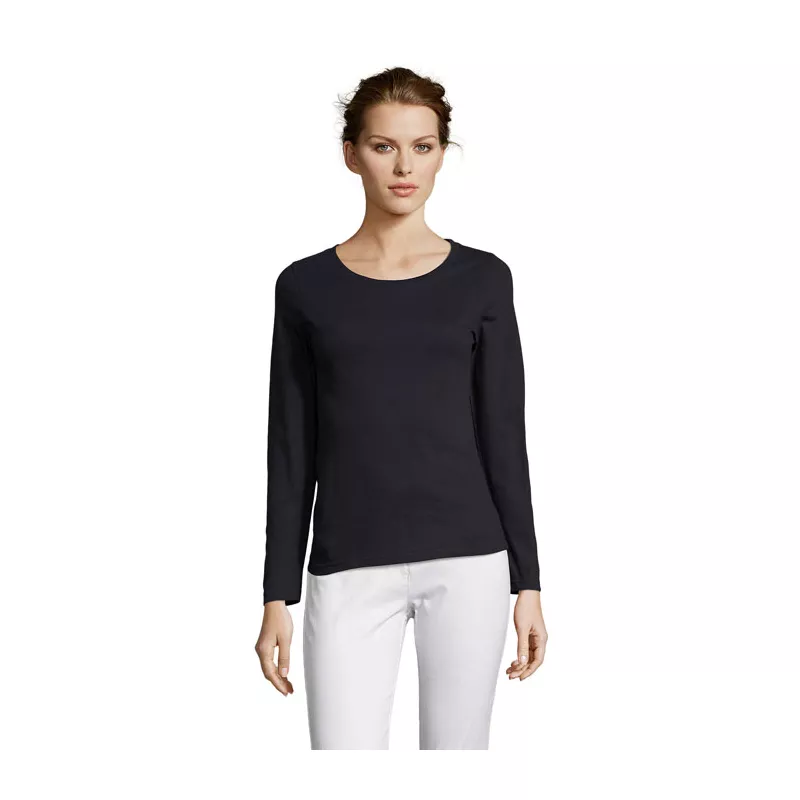Longsleeve damski 150 g/m² Sol's MAJESTIC - Granatowy (S11425-NY)
