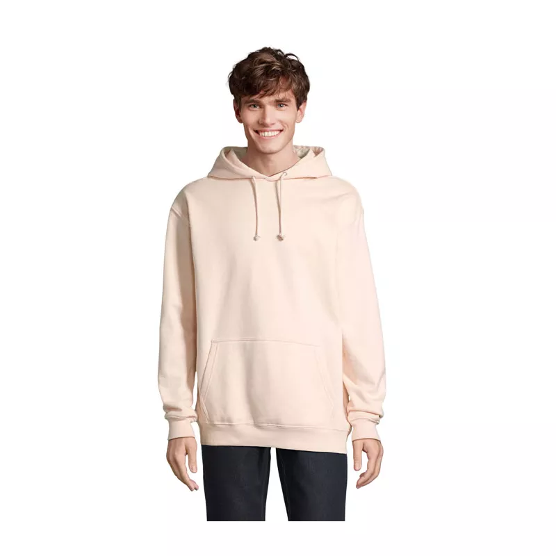 Bluza unisex z kapturem 280 g/m² Sol's CONDOR - Kremowy Róż (S03815-CP)