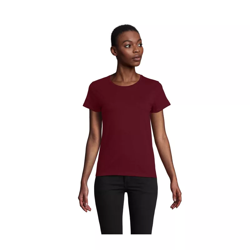 Koszulka damska 150 g/m² Sol's CRUSADER WOMEN - Burgundy (S03581-BG)