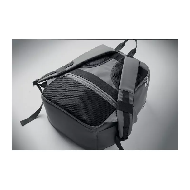 Plecak kabinowy z nylonu na laptop 15" 20 l SALEM - Kamienny Szary (MO3155-15)