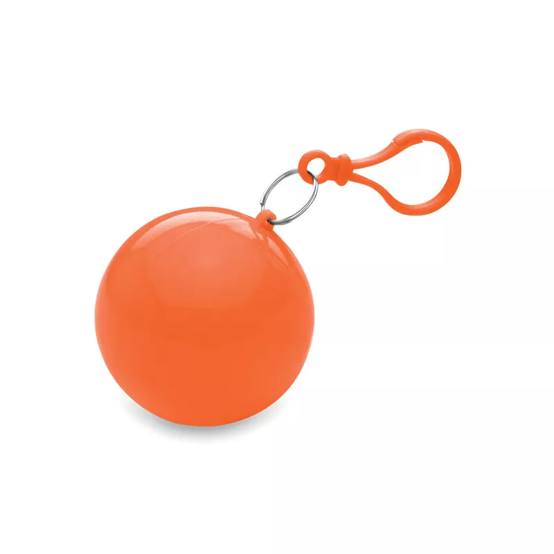 Ponczo przeciwdeszczowe w etui z karabińczykiem NIMBUS - Pomaranczowy (MO7421-10)