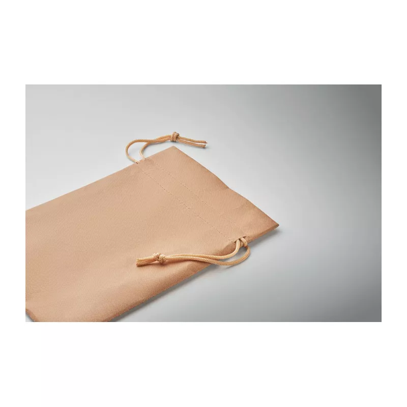 Torebka prezentowa z włókniny RPET 80 g/m² OKURIMONO - Kosc Sloniowa (MO2617-53)