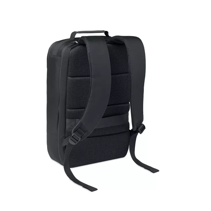 Plecak na laptop 15" z żakardem 15 l BOSTON - Czarny (MO3226-03)