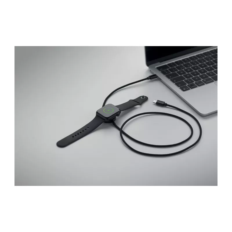 Kabel USB-C 60W z ładowarką do smartwatcha ARGER - Bialy (MO3151-06)