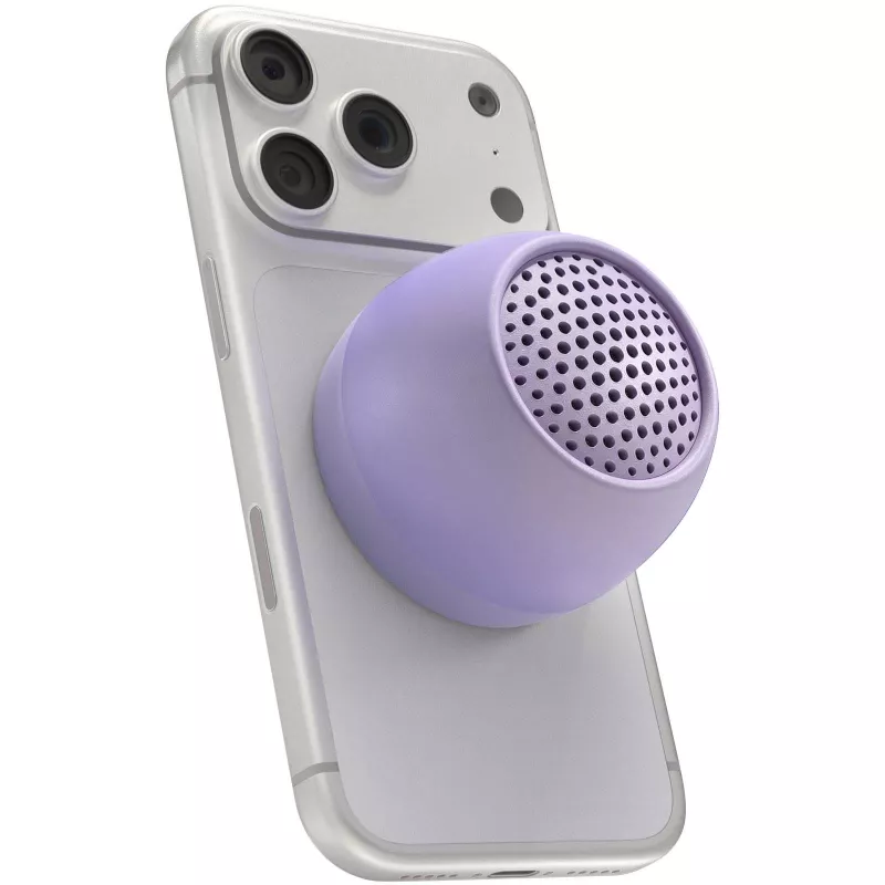 Boompods Zero-Snap 5W, wodoodporny, bezprzewodowy głośnik z magnetycznym mocowaniem - Jasny fioletowy (12083035)