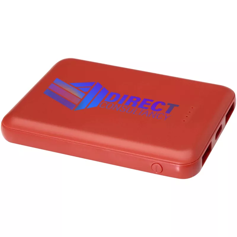 Asama powerbank o pojemności 5000 mAh Type-C z tworzyw sztucznych pochodzących z recyklingu - Brick (12438332)