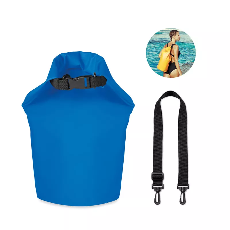 Torba wodoszczelna z PVC 10 l SCUBA - Niebieski (MO8787-37)