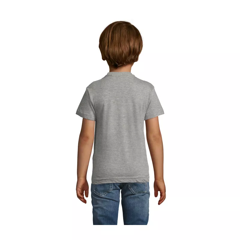 Koszulka dziecięca 150 g/m² Sol's REGENT FIT KIDS - Szary Melanż (S01183-GM)