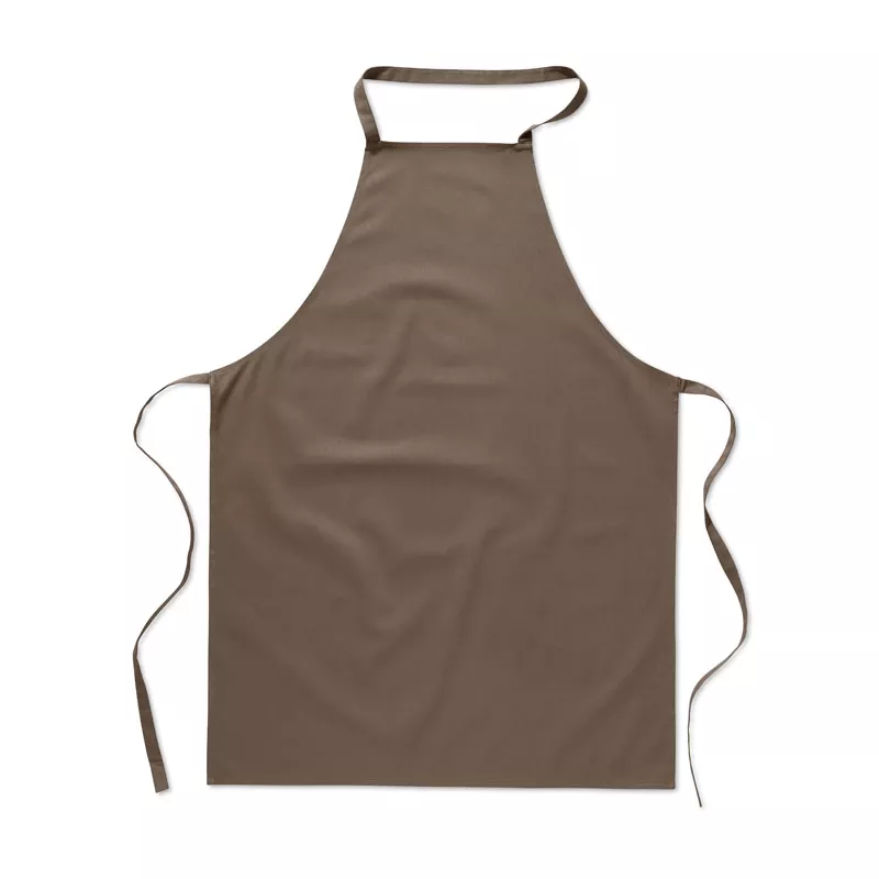 Fartuch kuchenny bawełniany 180 g/m² KITAB GLASGOW - Taupe (MO7251-67)