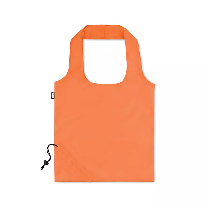 Torba składana z RPET 190T w etui FOLDPET - Pomaranczowy (MO9861-10)