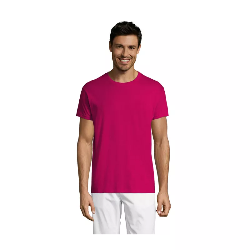 Koszulka unisex bawełniana 150 g/m² Sol's REGENT - Fuchsia (S11380-FU)