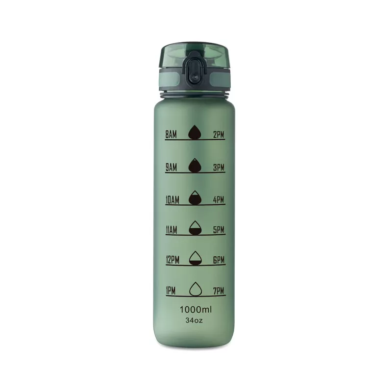 Butelka sportowa RPET 1000 ml ISFORDEN MARK - Ciemnozielony (MO2672-60)