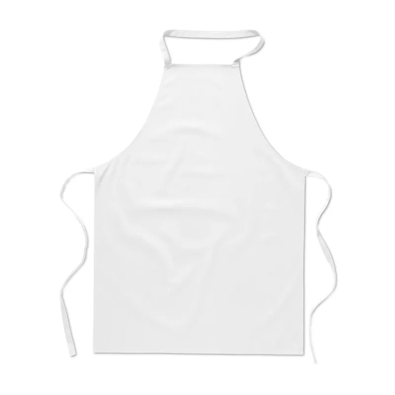 Fartuch kuchenny bawełniany 180 g/m² KITAB GLASGOW - Bialy (MO7251-06)