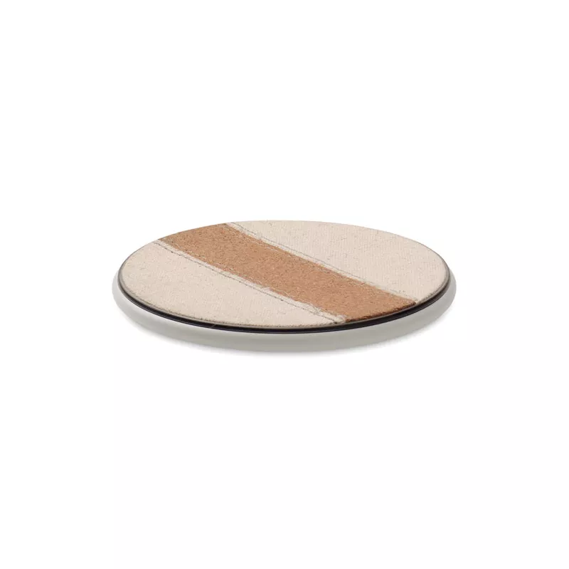 Ładowarka bezprzewodowa 15W z korkiem CORTLESS - Bialy (MO2593-06)