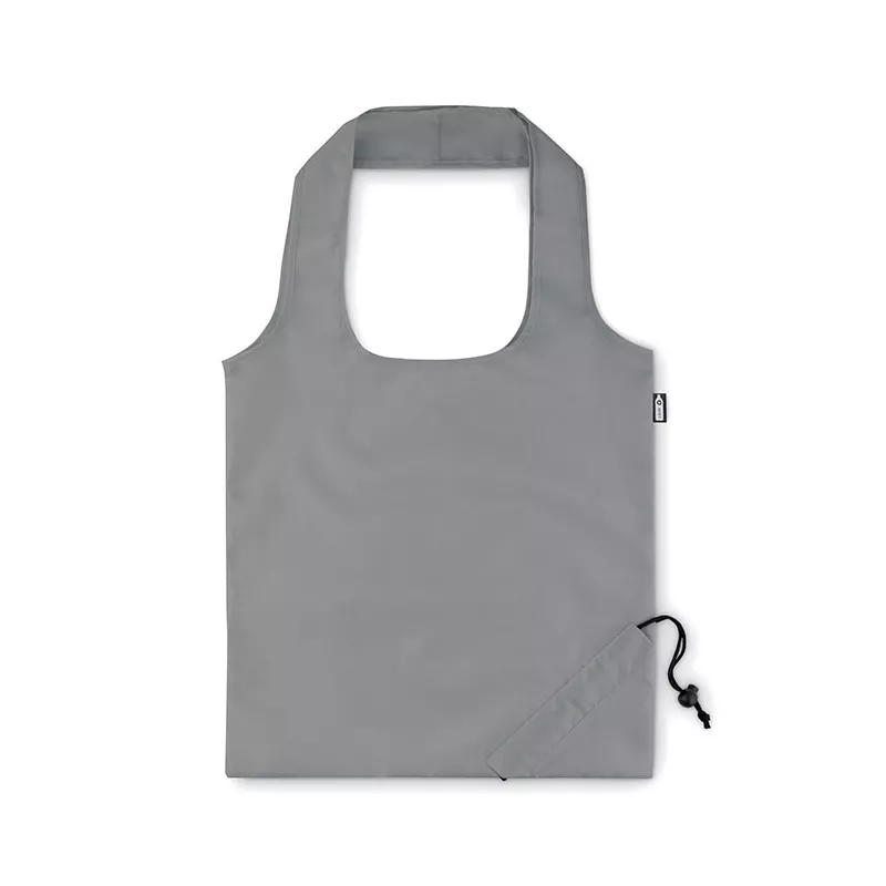 Torba składana z RPET 190T w etui FOLDPET - Kamienny Szary (MO9861-15)