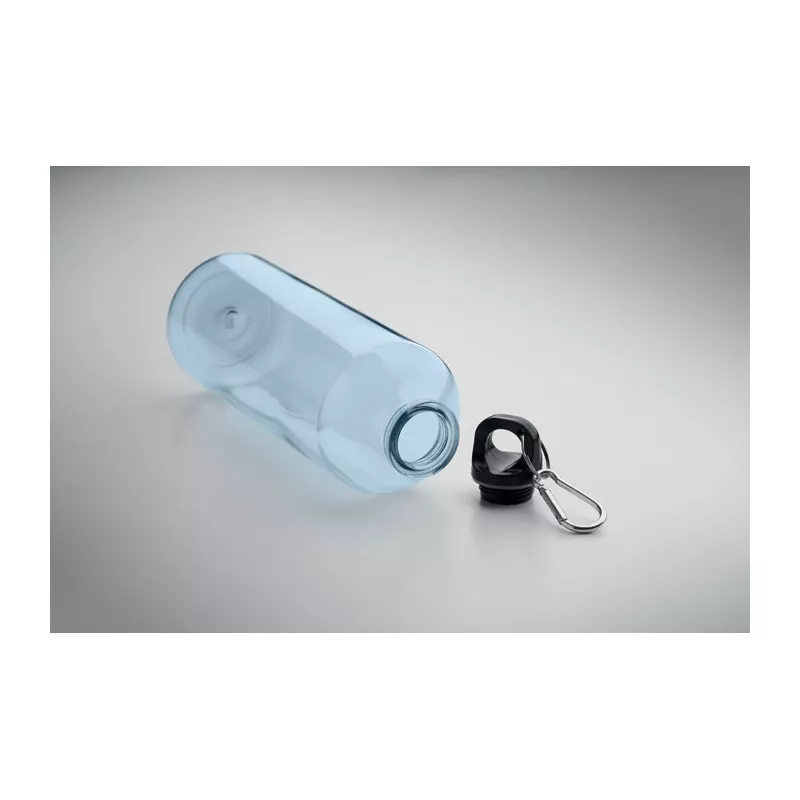 Butelka z RPET z karabińczykiem 750 ml MOSS RE750 - Przezroczysty Blekitny (MO2804-52)