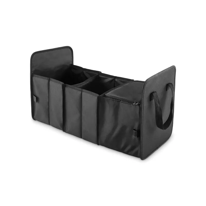 Organizer samochodowy składany z RPET ORGANIZER COOL - Czarny (MO2956-03)