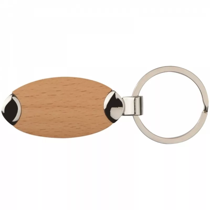 Brelok drewniany BALTRUM - brązowy (148901)