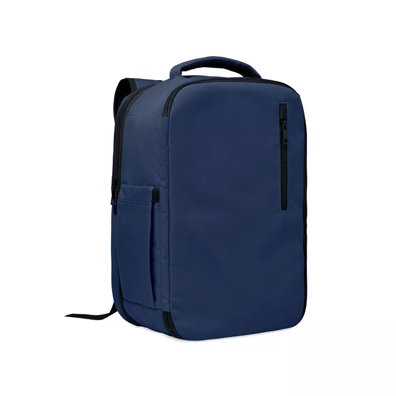 Plecak kabinowy z RPET na laptop 15" FLYSAFE - Niebieski (MO2840-04)
