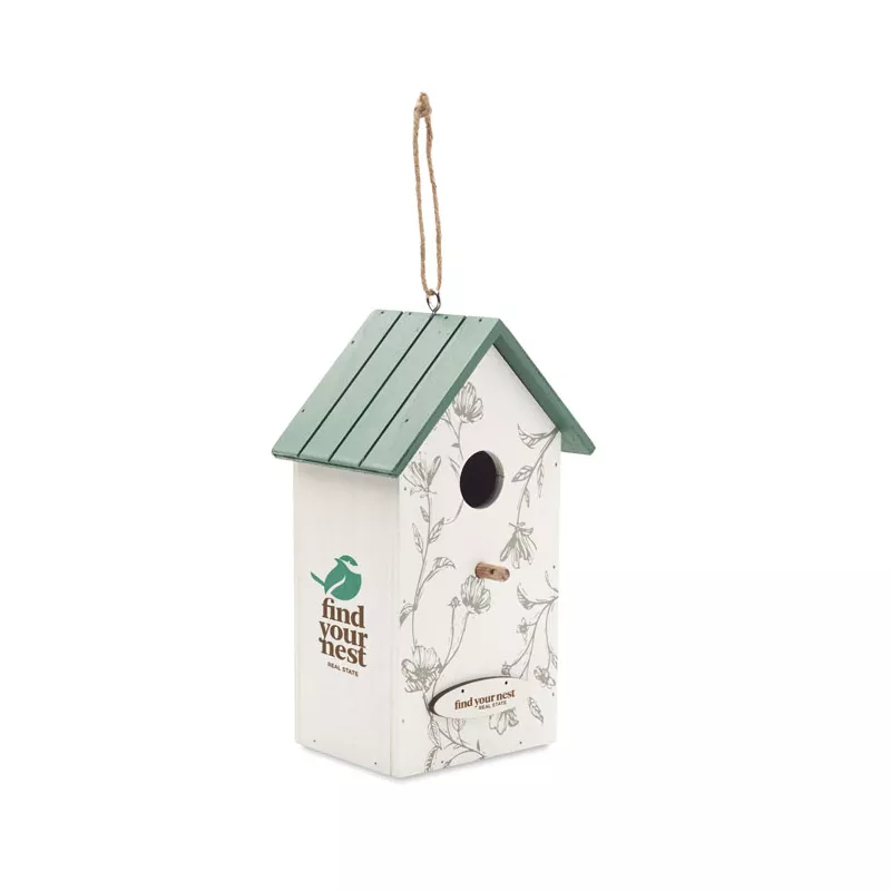 Domek dla ptaków ze sklejki GREENJAY - Bialy (MO2358-06)