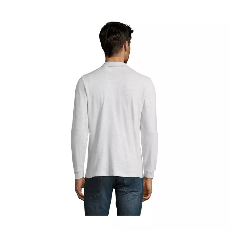 Polo męskie 180 g/m² Sol's PERFECT LSL MEN - Popiól (S02087-AS)