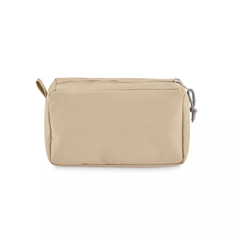Kosmetyczka z podwójnym zamkiem NEW & SMART - Bezowy (MO9345-13)