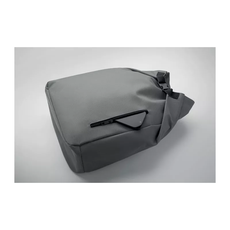 Plecak na laptop 15" z RPET 600D UNITON - Kamienny Szary (MO2969-15)