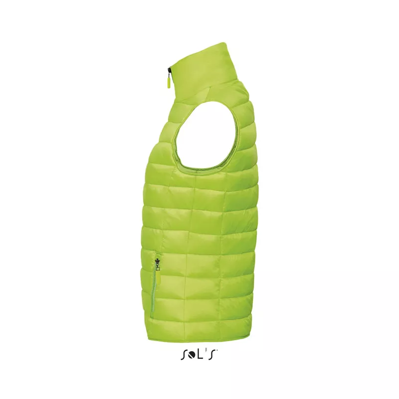 Kamizelka pikowana damska Sol's WAVE WOMEN - Neon Lime (S01437-NL)