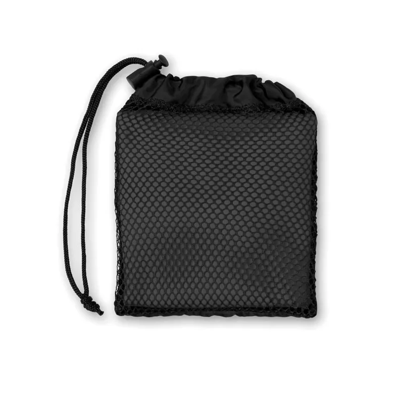 Ręcznik sportowy z mikrofibry w woreczku 35x80 cm TUKO - Czarny (MO9025-03)