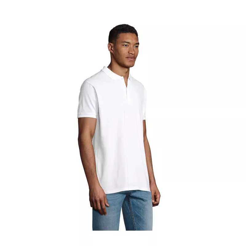 Polo męskie organiczne 170 g/m² Sol's PLANET MEN - Bialy (S03566-WH)