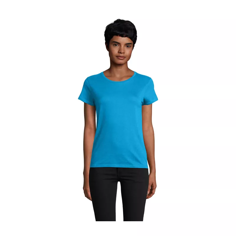 Koszulka organiczna 175 g/m² Sol's PIONEER WOMEN - Aqua (S03579-AQ)