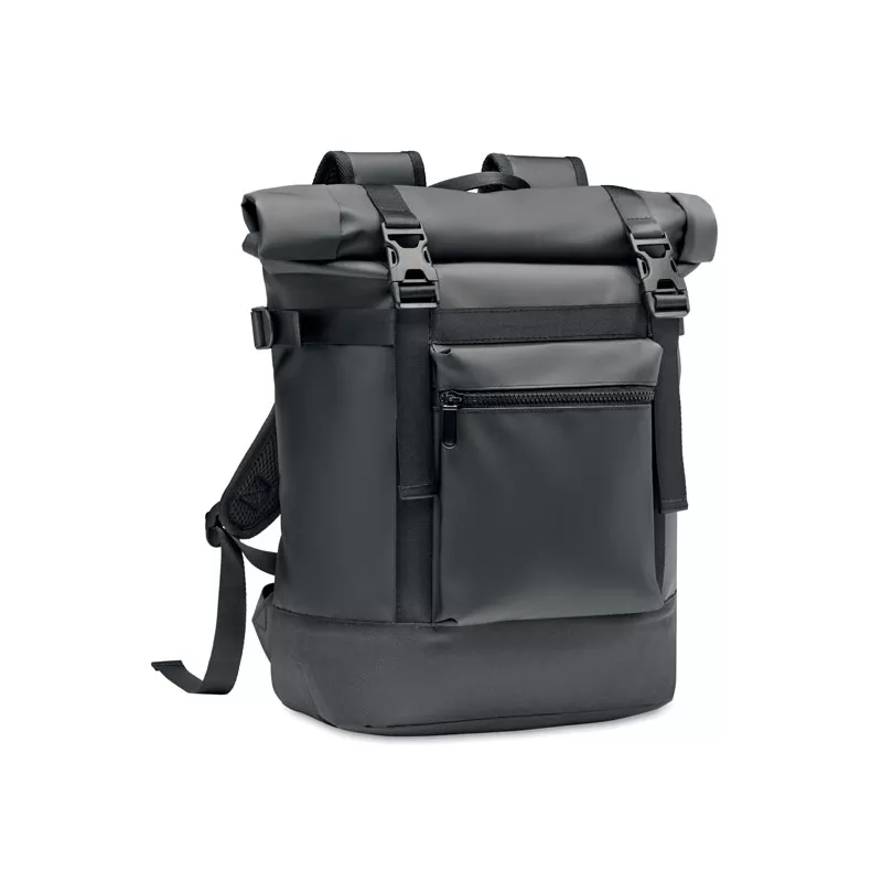 Plecak rolltop z tarpauliny JAYA BAG - Czarny (MO6939-03)