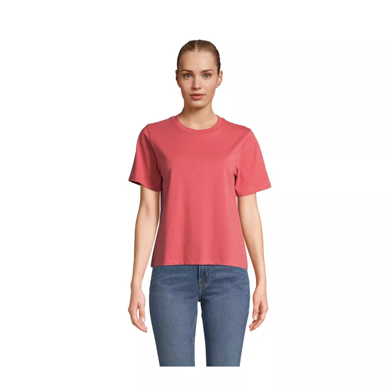Koszulka damska organiczna Sol's LEGEND WOMEN - Folk Pink Twin (S04776-FY)