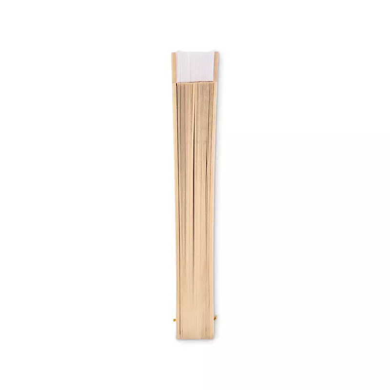 Wachlarz drewniany z 34 żebrami WOODFAN - Bialy (MO2883-06)