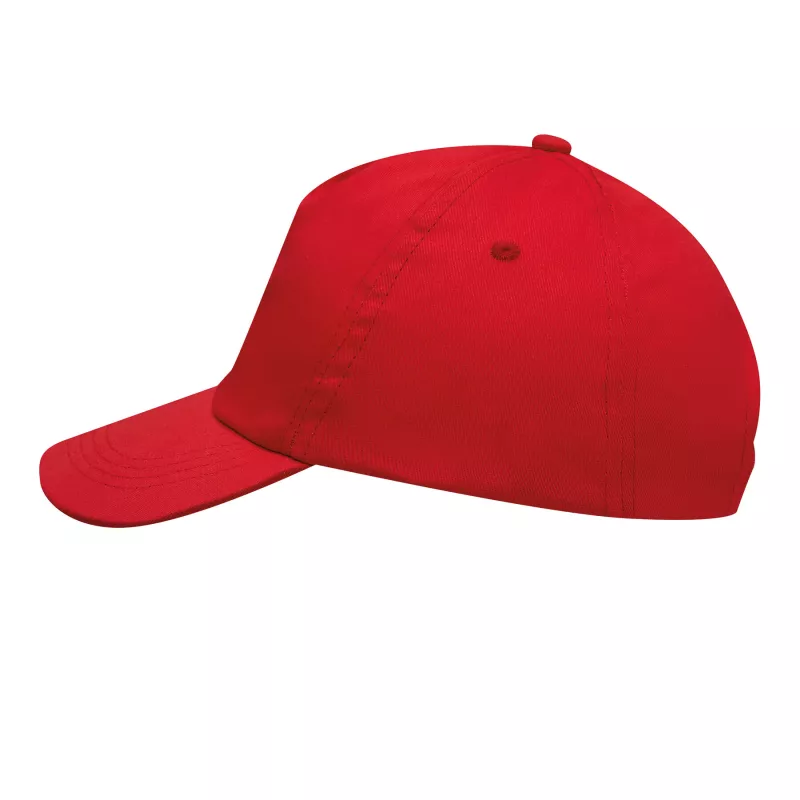 5-segmentowa czapka FAVOURITE - czerwony (56-0702052)