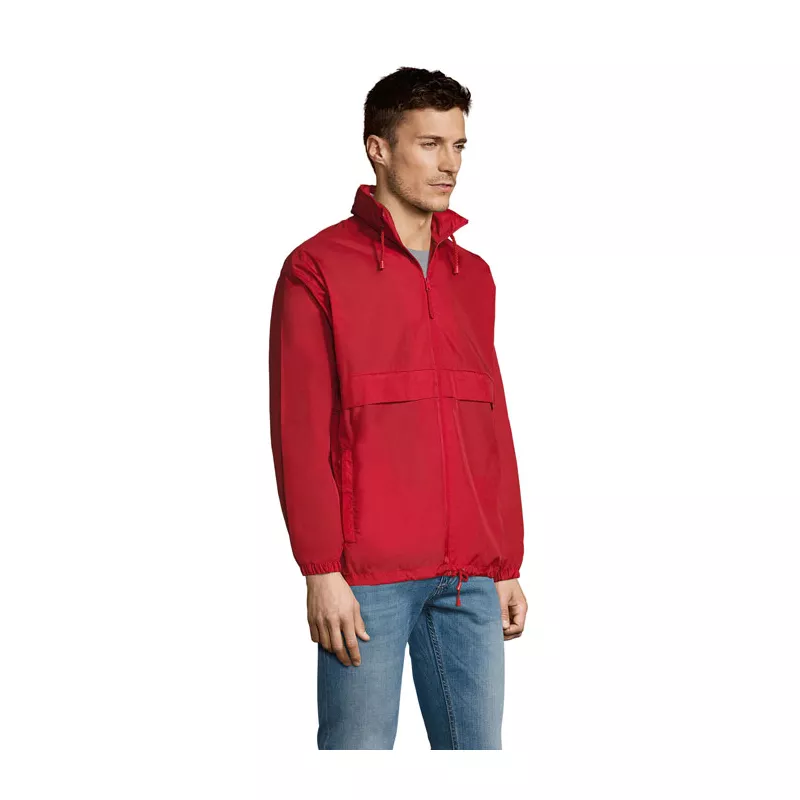 Kurtka wiatrówka unisex wodoodporna Sol's SURF - Czerwony (S32000-RD)