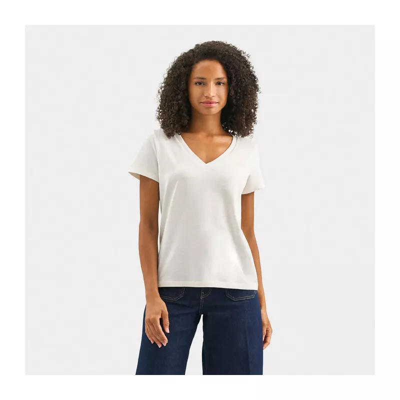Koszulka damska V-neck Sol's REGENT V WOMEN - Off-White (S04766-WW)