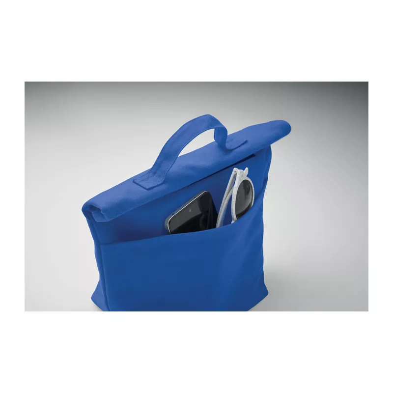 Torba termiczna na lunch z recyklingu RECOBA COLOUR - Niebieski (MO2551-37)