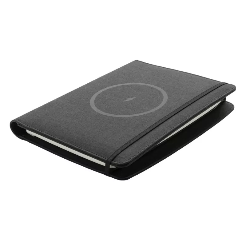 Teczka konferencyjna A5 Air, power bank 5000 mAh - czarny (P774.051)