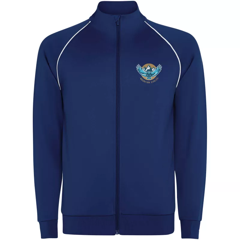 Męska bluza Valier z zamkiem błyskawicznym na całej długości - Navy Blue (R0437-NAVYBLUE)