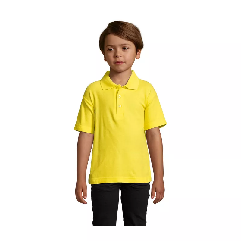 Polo dziecięce piqué 170 g/m² Sol's SUMMER II KIDS - Dorado (S11344-GO)