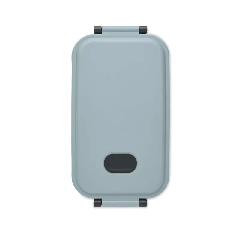 Lunchbox z PP z zaworem i klamrami 800 ml INDUS - Szary (MO6855-07)