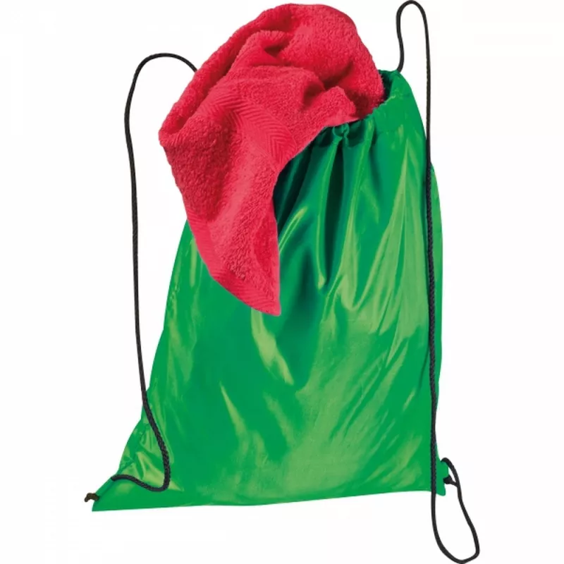 Worek z poliestru z recyklingu 210D WANDA - zielony (6470009)