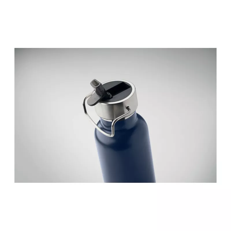Butelka termiczna ze słomką 660 ml RIFLOW - Francuski Granat (MO2283-85)