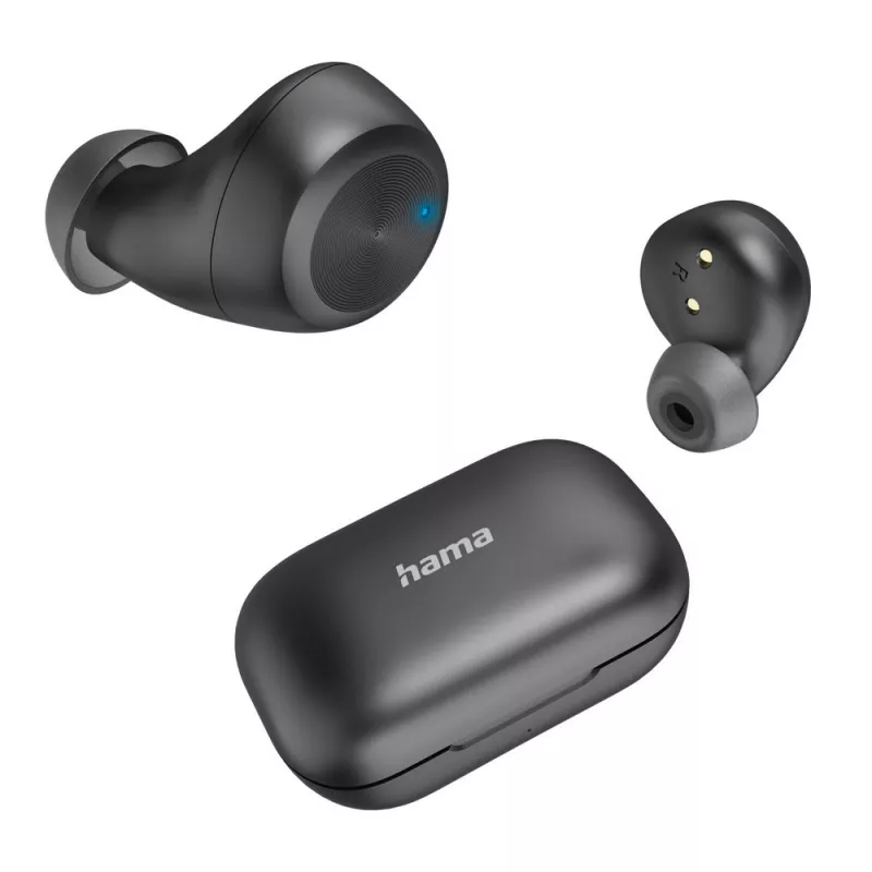 Bezprzewodowe słuchawki douszne Hama Spirit Chop II - czarny (VH013-03)