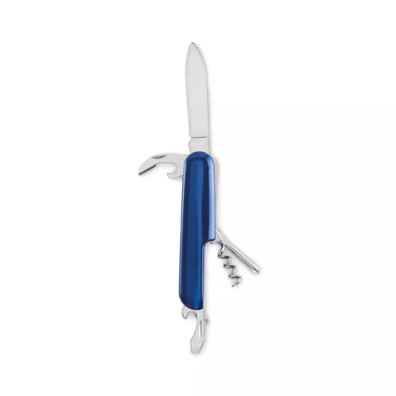 Scyzoryk z aluminium 5 funkcji MULTICHILLO - Niebieski (MO2531-04)