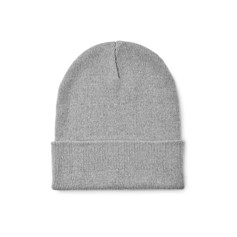 Czapka zimowa unisex z mankietem BEANIX - Szary (MO2705-07)