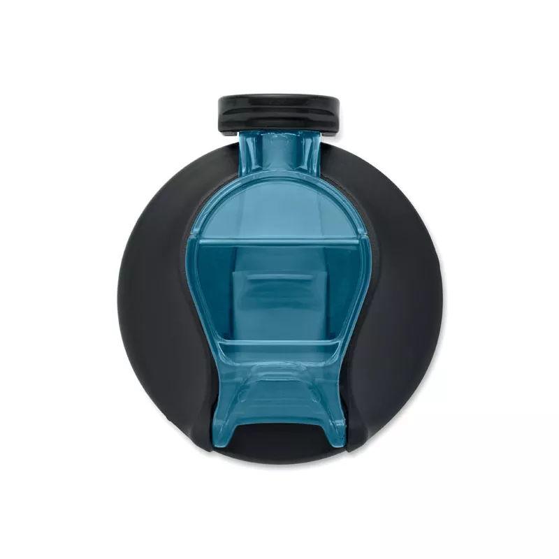 Butelka sportowa motywacyjna z RPET 700 ml ENKEL - Przezroczysty Blekitny (MO2792-52)